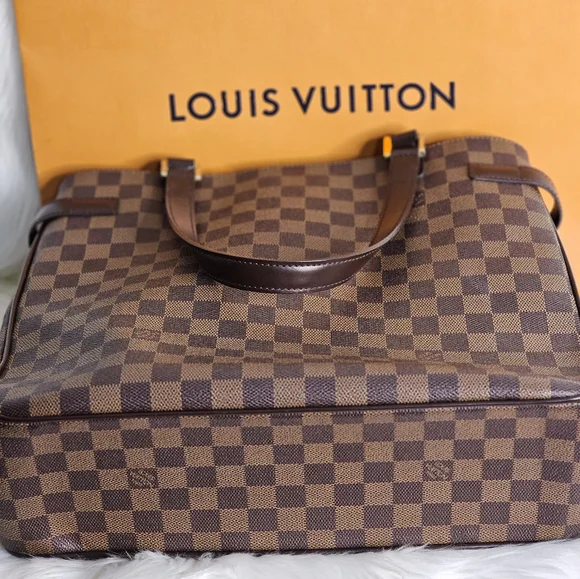 #00090-0042 LOUIS VUITTON DAMIER EBENE UZES TOTE BAG - Picture 4 of 11